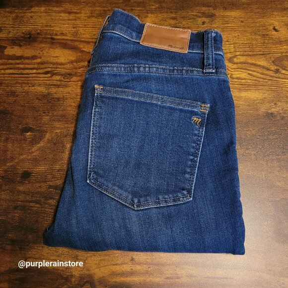 Madewell Jeans 28 Skinny 9" High Rise Creston Wash J4624 Tummy Control Slimming - Picture 3 of 12